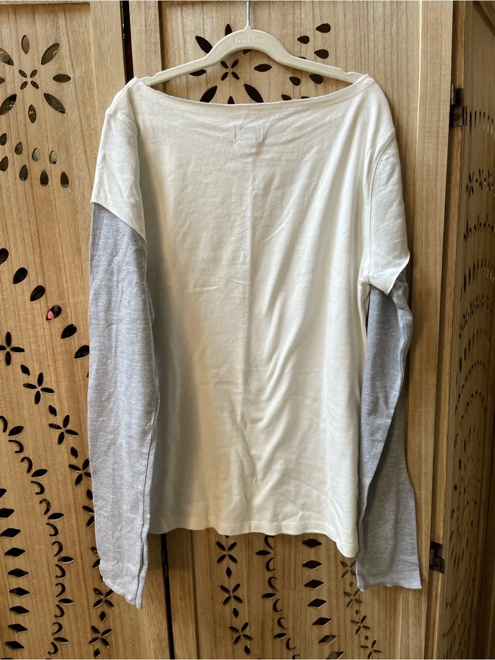 NWOT BDG Sloane Layered Twofer Slim Long Sleeve Tee